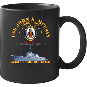 Navy - Destroyer - Uss John S Mccain - Ship T Shirt