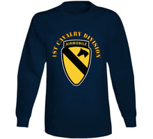 Load image into Gallery viewer, Army - 1st Cavalry Division SSI w Airmobile Tab T Shirt
