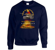 Load image into Gallery viewer, Army - Cold War Vet -  2nd Armored Division  - Garlstedt, Germany - M60a1 Tank  - Hell On Wheels W Fire X 300 Hoodie
