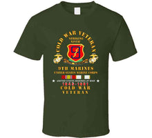 Load image into Gallery viewer, Usmc - Cold War Vet - 9th Marines W Cold Svc X 300 T Shirt
