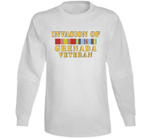 Load image into Gallery viewer, Army - Grenada Invasion Veteran W  Exp Svc Long Sleeve T Shirt
