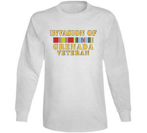 Army - Grenada Invasion Veteran W  Exp Svc Long Sleeve T Shirt