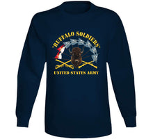 Load image into Gallery viewer, Army - Buffalo Soldiers - Infantry - Cavalry Guidons W Buffalo Head - Us Army X 300 T Shirt
