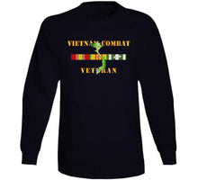 Load image into Gallery viewer, Army - Vietnam Combat Veteran W Vn Svc T Shirt
