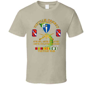 Army - 5th Bn 46th Infantry - 198th Infantry Bde W Vn Svc T Shirt