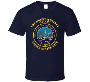 Navy - Uss Mount Whitney (lcc-20) X 300 T Shirt