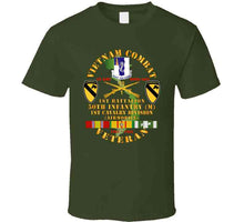 Load image into Gallery viewer, Army - Vietnam Combat Veteran W 1st Bn - 50th Inf - 1st Cav Div 1967-1968 Long Sleeve T Shirt
