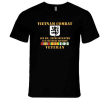 Load image into Gallery viewer, Army - Vietnam Combat Infantry Veteran W 1st Bn 28th Inf  - 1st Id T Shirt
