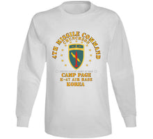 Load image into Gallery viewer, Army - 4th Missile Command - Camp Page - K-47 Air Base - Chuncheon, Korea X 300 T Shirt
