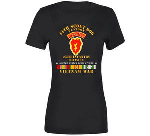 Army - 44th Scout Dog Platoon 25th Infantry Div - Vn Svc T Shirt