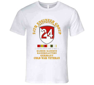 Army -  24th Engineer Group (construction) - Kaiserslautern, Germany 1954 - 1972- W Cold War Svc X 300 T Shirt