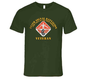 Army - 124th Signal Bn - The Voice Of The Iron Horse - Ssi - Veteran  X 300 T Shirt