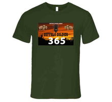 Load image into Gallery viewer, Us Army - Buffalo Soldier - 365 W Buffalo Head Center X 300 T Shirt
