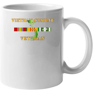 Army - Vietnam Combat Veteran W Vn Svc T Shirt