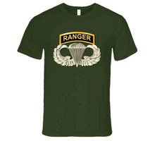 Load image into Gallery viewer, Sof - Airborne Badge - Ranger Tab T Shirt
