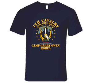 7th Cavalry, 4th Squadron, Camp Gary Owen Korea - T Shirt, Premium and Hoodie