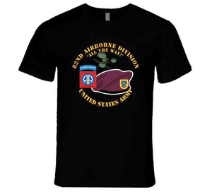 Army - 82nd Airborne Div - Beret - Mass Tac - Maroon  - 1 - 504th Infantry Wo Ds X 300 T Shirt