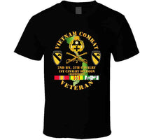 Load image into Gallery viewer, Army - Vietnam Combat Cavalry Veteran With 2nd Battalion 5th Cavalry Distinctive Unit Insignia - 1st Cavalry Division T Shirt, Premium &amp; Hoodie
