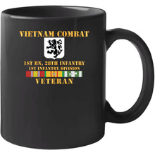 Load image into Gallery viewer, Army - Vietnam Combat Infantry Veteran W 1st Bn 28th Inf  - 1st Id T Shirt
