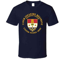 Load image into Gallery viewer, Army - 110th Infantry Regiment - Fighting Tenth - Dui X 300 T Shirt
