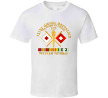 Load image into Gallery viewer, Army - 121st  Signal Bn W  Br - Vietnam Veteran W Bn Num X 300 T Shirt
