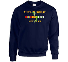 Load image into Gallery viewer, Army - Vietnam Combat Veteran W Vn Svc T Shirt
