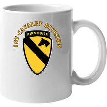 Load image into Gallery viewer, Army - 1st Cavalry Division SSI w Airmobile Tab T Shirt
