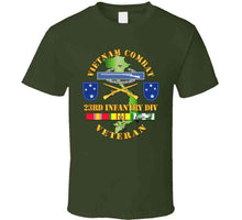 Load image into Gallery viewer, Army - Vietnam Combat Infantry Veteran W 23rd Inf Div Ssi V1 T Shirt
