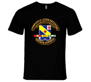 Company C, 52nd Infantry, with Vietnam Service Ribbons - T Shirt, Premium and Hoodie
