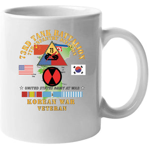 Army - 73rd Tank Battalion, 7th Infantry Div - Vs Nk - China, Korean War W Korea Map Green X 300 Classic T Shirt, Crewneck Sweatshirt, Hoodie, Long Sleeve, Mug