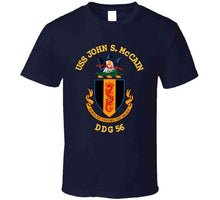 Load image into Gallery viewer, Navy - Uss John S. Mccain (ddg-56) Wo Bakgrd T Shirt
