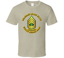 Load image into Gallery viewer, Sergeant First Class - E7 - w Text - Retired T Shirt
