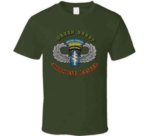 SOF - Airborne Ranger - Green Beret T Shirt