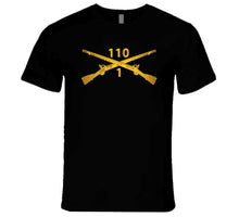 Load image into Gallery viewer, Army -  1st Battalion, 110th Infantry Regiment - Inf Branch Wo Txt X 300 T Shirt
