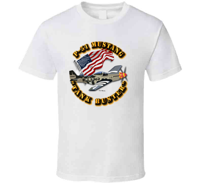 Aircraft - P-51 Mustang T Shirt – MIP Brand Store