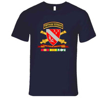 Load image into Gallery viewer, Army - 7th Field Artillery W Br - Ribbon Vn Svc Vet Tab T Shirt
