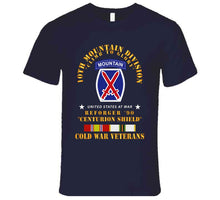 Load image into Gallery viewer, Army - 10th Mountain Division - Climb To Glory - Reforger 90, Centurion Shield  - Cold X 300 T Shirt
