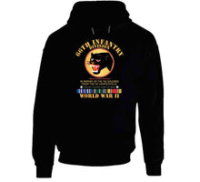 Load image into Gallery viewer, Army - 66th Infantry Div - Black Panther Div - Wwii W Ss Leopoldville W Eu Svc Long Sleeve T Shirt
