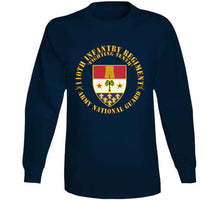 Load image into Gallery viewer, Army - 110th Infantry Regiment - Fighting Tenth - Dui - Arng W Rgt Sep X 300 T Shirt
