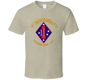 USMC - 1st Marine Regiment - Vietnam 1966 - 1971 T Shirt