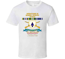 Load image into Gallery viewer, Army - 26th Infantry Regiment - Dui W Br - Ribbon - Top - 1st Bn W Bosnia - Kosovo Svc  X 300 T Shirt
