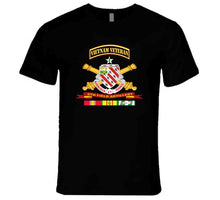 Load image into Gallery viewer, Army - 8th Field Artillery W Br - Ribbon Vn Svc Vet Tab T Shirt
