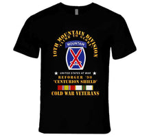 Load image into Gallery viewer, Army - 10th Mountain Division - Climb To Glory - Reforger 90, Centurion Shield  - Cold X 300 T Shirt
