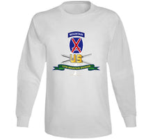 Load image into Gallery viewer, Army - 10th Mountain Division - Ssi W Ski Branch - Ribbon X 300 T Shirt
