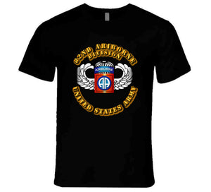 82nd Airborne Division - SSI - Wings T Shirt