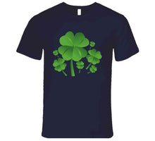 Load image into Gallery viewer, Classic - St. Patrick's Day - Four Leaf Clovers T Shirt
