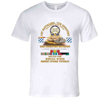 Load image into Gallery viewer, Army - 1st Battalion, 7th Infantry - 3rd Id - Battle Medina Ridge W M1 - M2 - Desert Storm Veteran X 300 T Shirt

