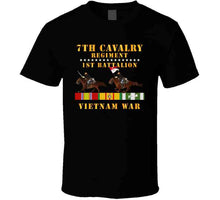 Load image into Gallery viewer, Army - 1st Battalion,  7th Cavalry Regiment - Vietnam War Wt 2 Cav Riders And Vn Svc X300 Hoodie
