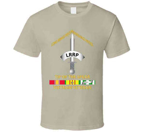 Army - Badge, Long Range, Reconnaissance Patrol (LRRP), "Tip Of The Spear" with Vietnam War Service Ribbons - T Shirt, Hoodie, and Premium