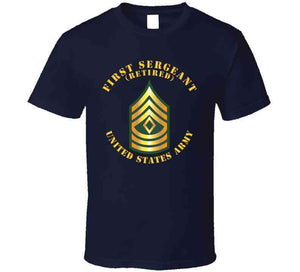 Army - First Sergeant (1SG) (Retired) T Shirt, Premium, Hoodie